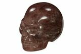1.5" Polished Strawberry Quartz Crystal Skulls - Photo 4